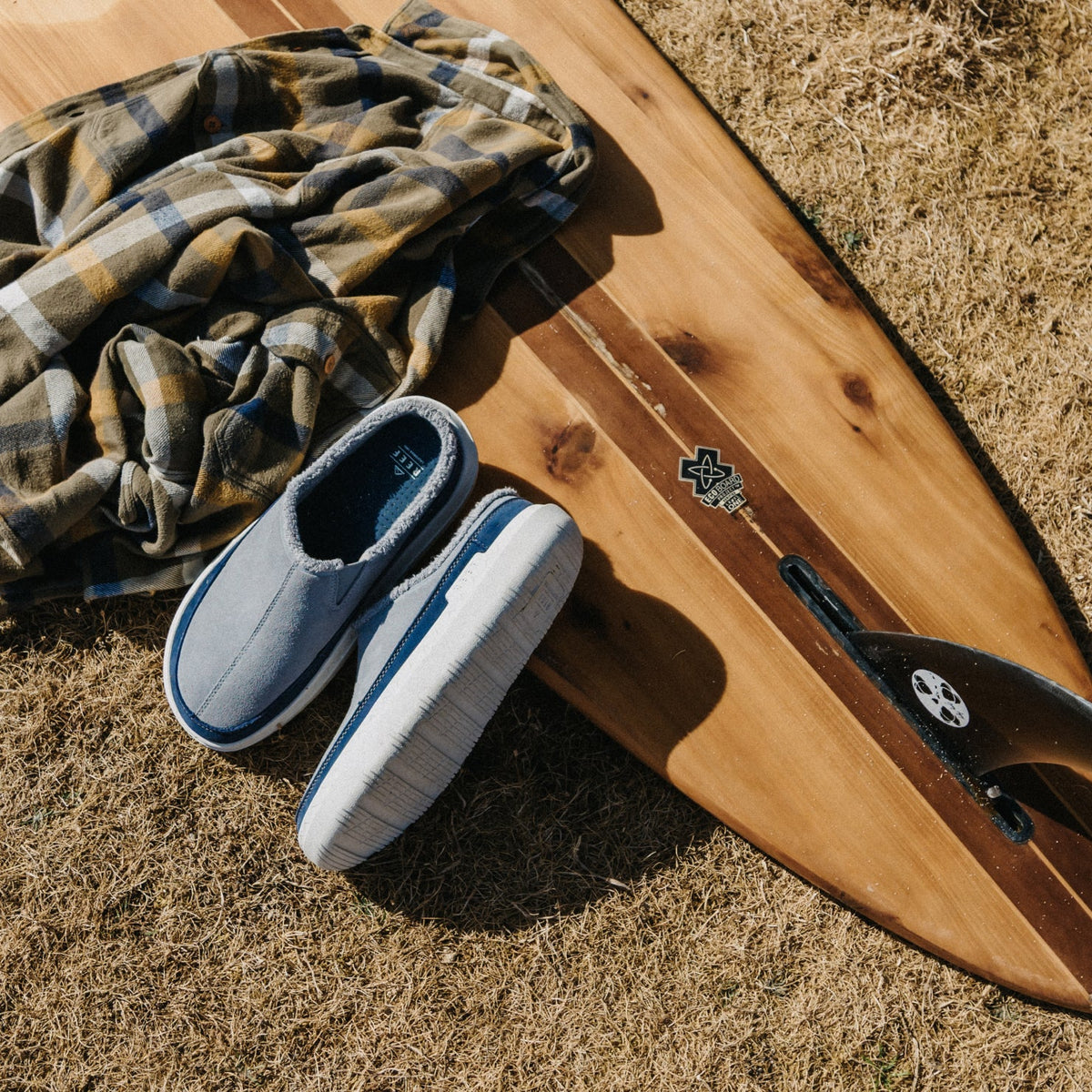 Rambler Mule - Grey/Navy