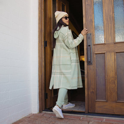 Beverly Knit Trench - Desert Sage