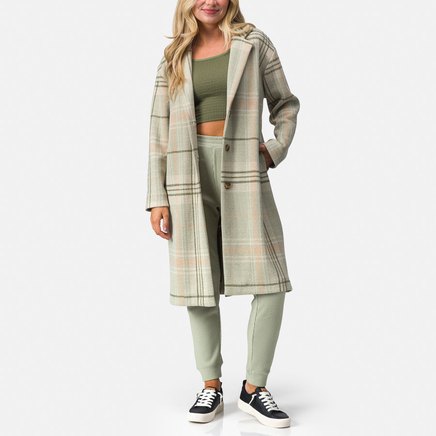 Beverly Knit Trench - Desert Sage