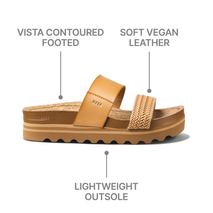 Cushion Vista Hi - Natural Braid