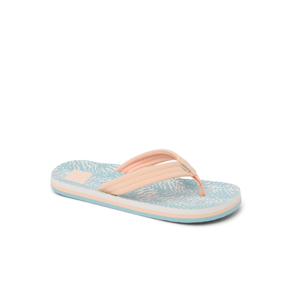 Kids Ahi - Peach/Blue Animal