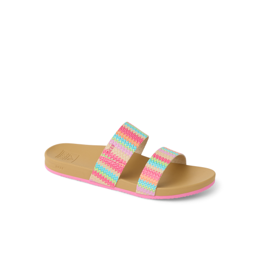 Kids Cushion Vista - Pink/Multi Raffia