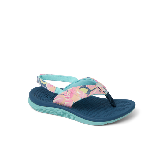 Little Santa Ana - Navy/Aqua Multi