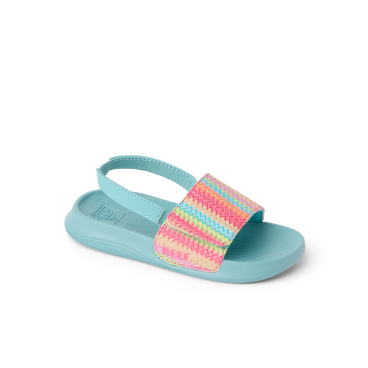 Little Salty Slide - Aqua/Stripe