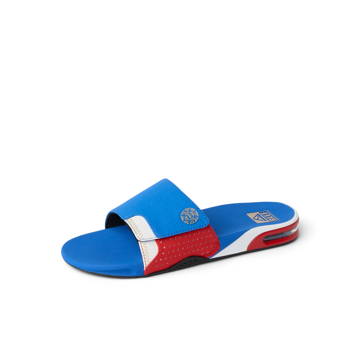 Fanning Slide - Blue/White/Red