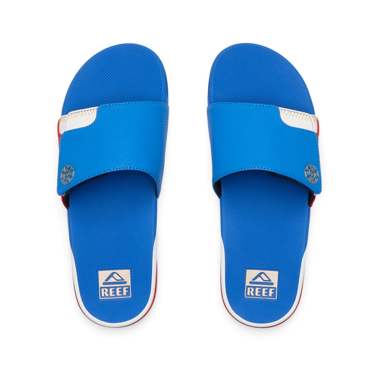 Fanning Slide - Blue/White/Red