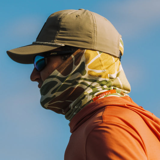 Bamboo Lightweight Sun Mask - Floral Camo - Floral Camo