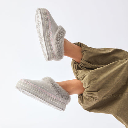 Mikayla Slipper - Grey