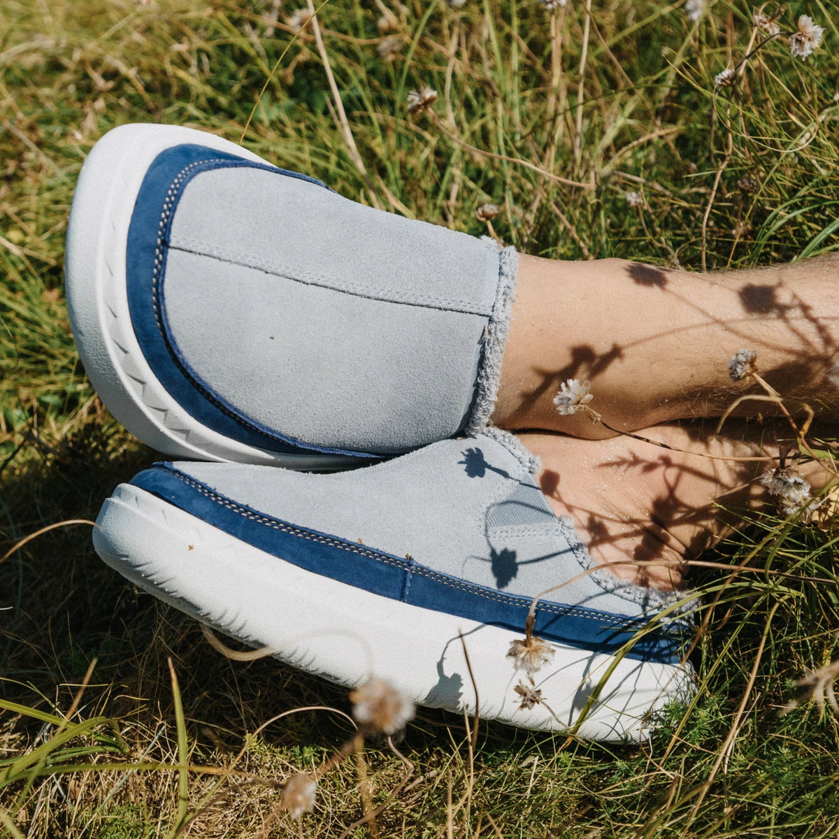 Rambler Mule - Grey/Navy
