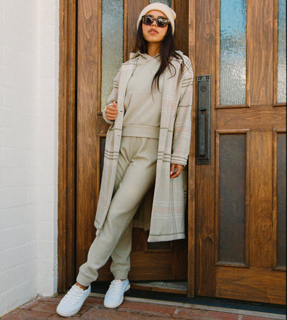 Beverly Knit Trench - Desert Sage